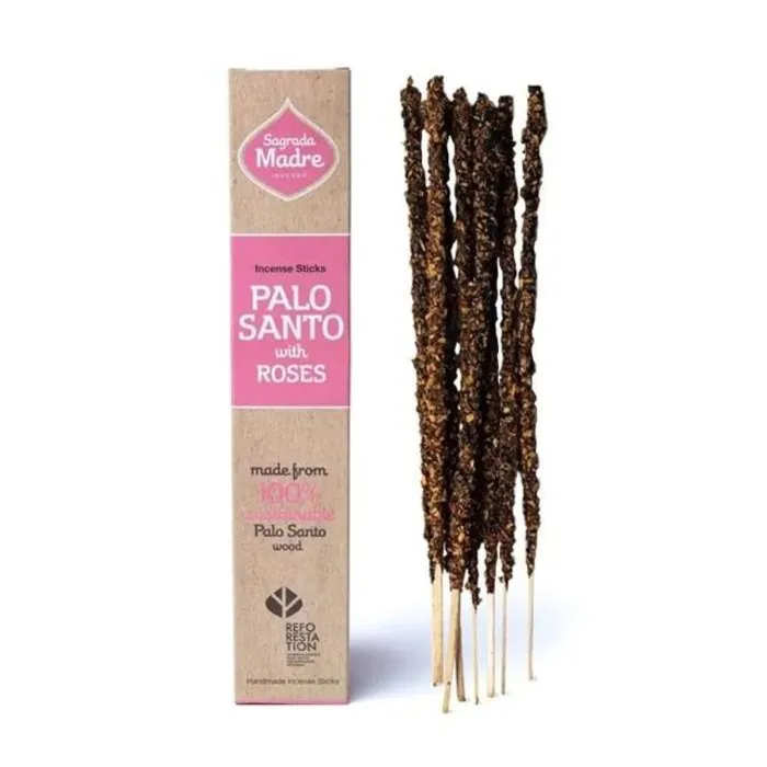 Sagrada Madre Palo Santo wierook met Roos