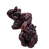 Olifantje rood/bruin set van 2