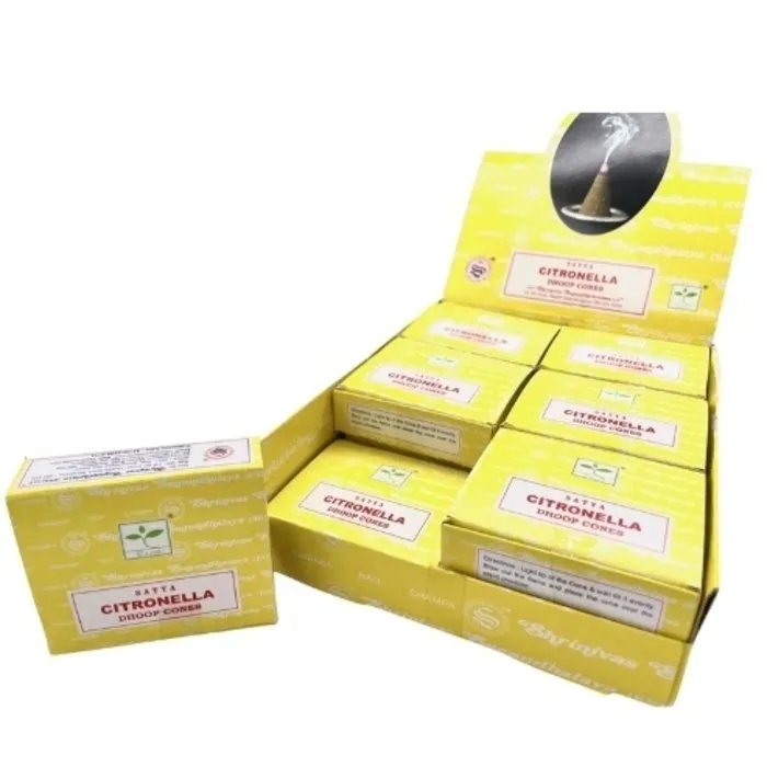 Wierook citronella kegels Satya