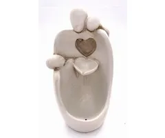 Backflow wierookbrander ouders met kind