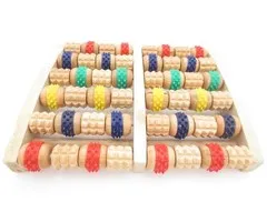 Houten voetmassage