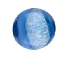 Bol Agaat blauw 3 cm