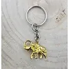 Sleutelhanger olifant metaal