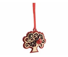 Tree of life hangertje met lieveheersbeestje met kaartje
