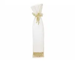 Organza Zakjes smal Ecru
