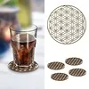 Onderzetters Flower of Life set van 4