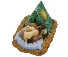 Kamperende dromedaris