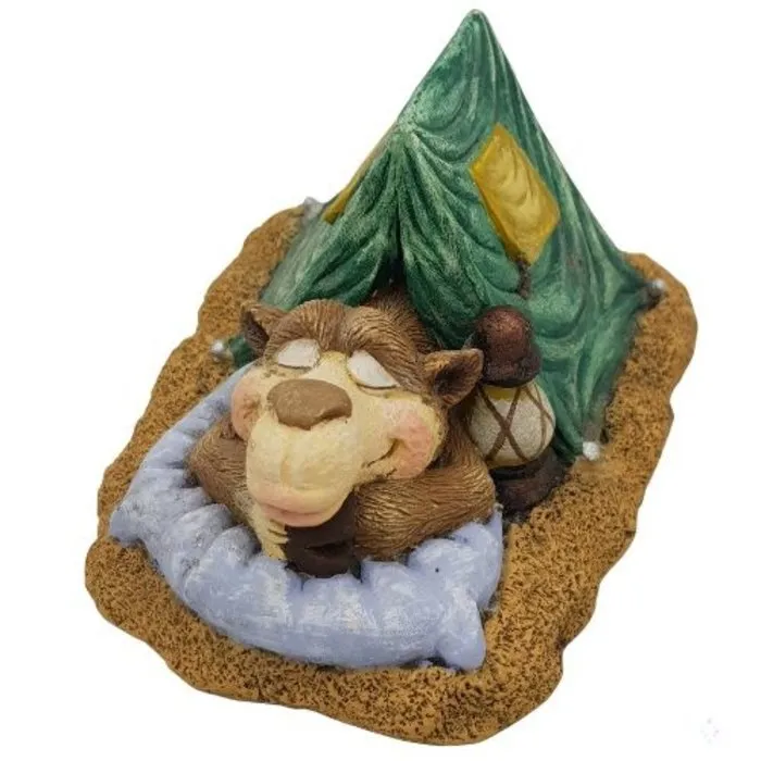 Kamperende dromedaris