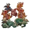 Set van 7 draakjes