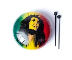 Metalen Tongue Drum 8 bladen Bob Marley