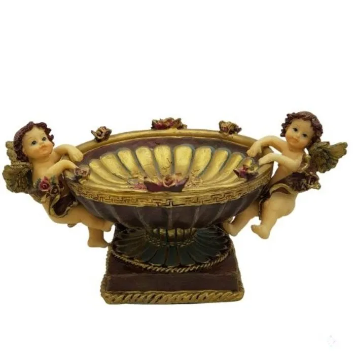 Schaaltje met 2 engeltjes