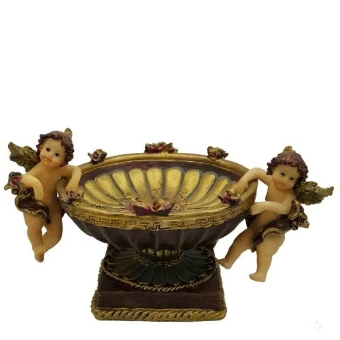 Schaaltje met 2 engeltjes