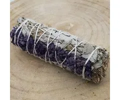 Witte Salie & Lavendel Smudge 12cm