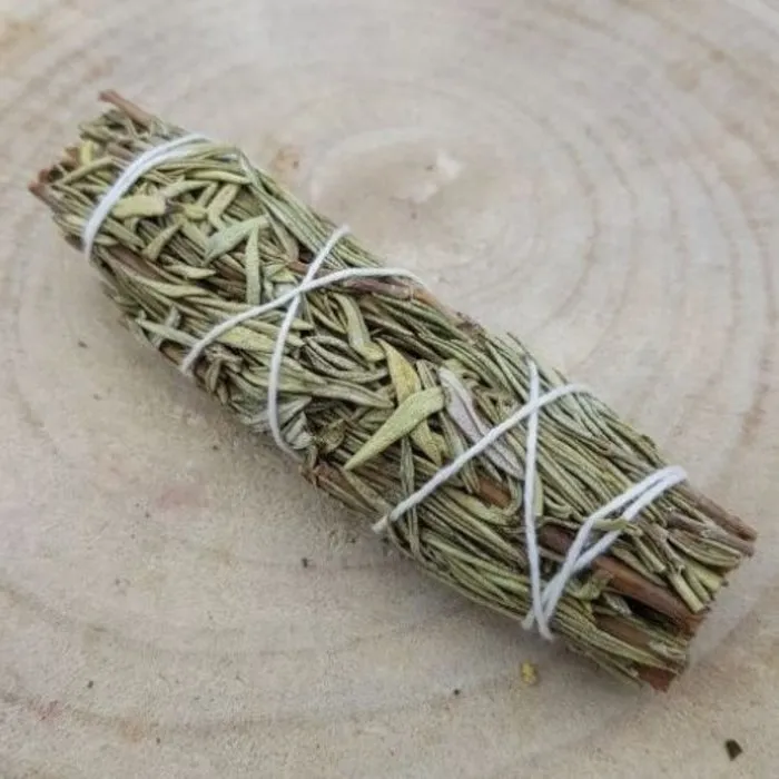 Witte Salie & Rozemarijn Smudge 12cm