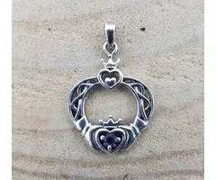 Claddagh hanger zilver