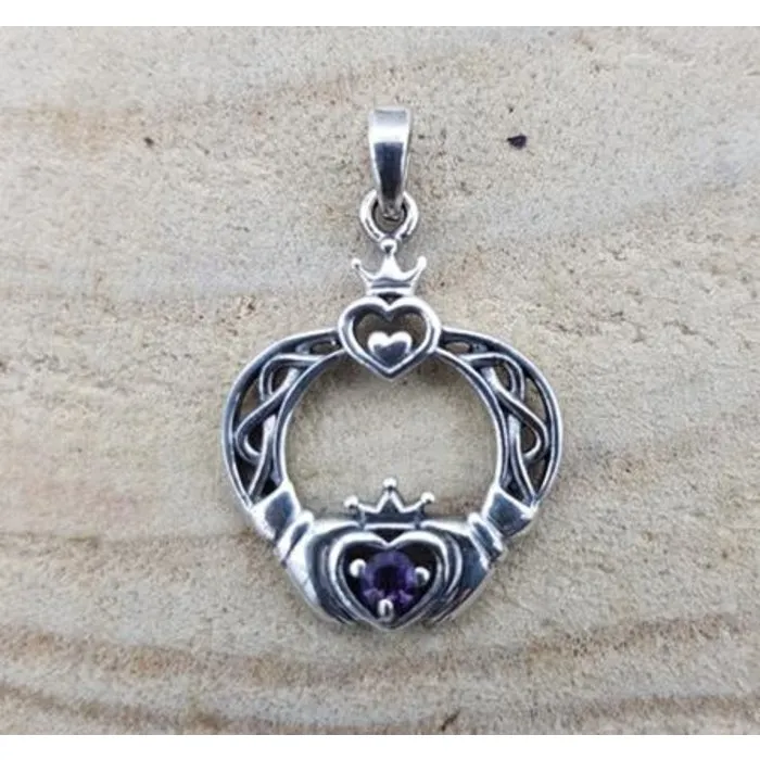 Claddagh hanger zilver