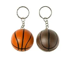 Sleutelhanger basketbal 12 stuks