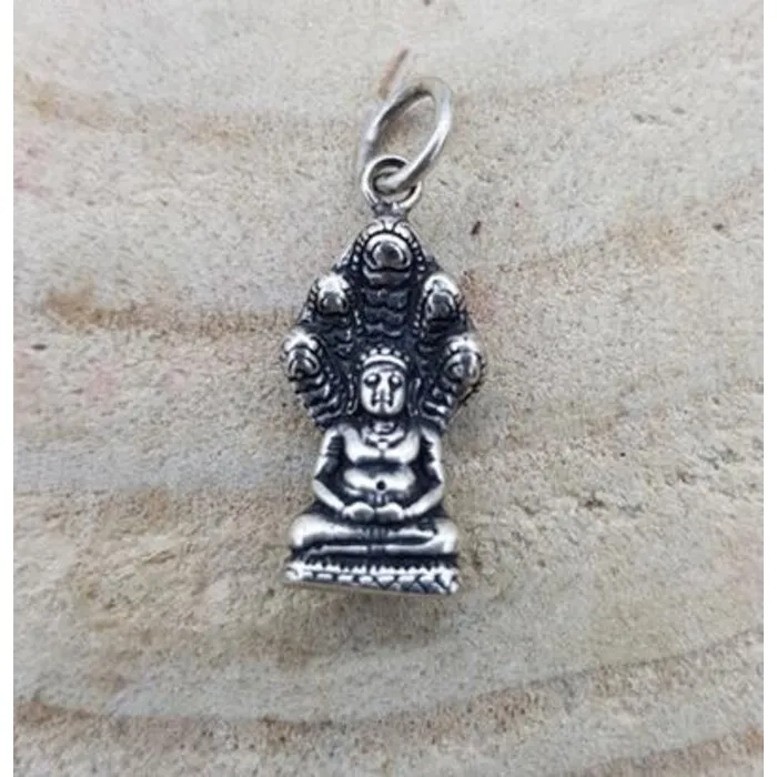 Boeddha hanger zilver