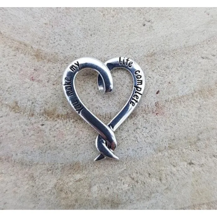 Hanger hart met tekst