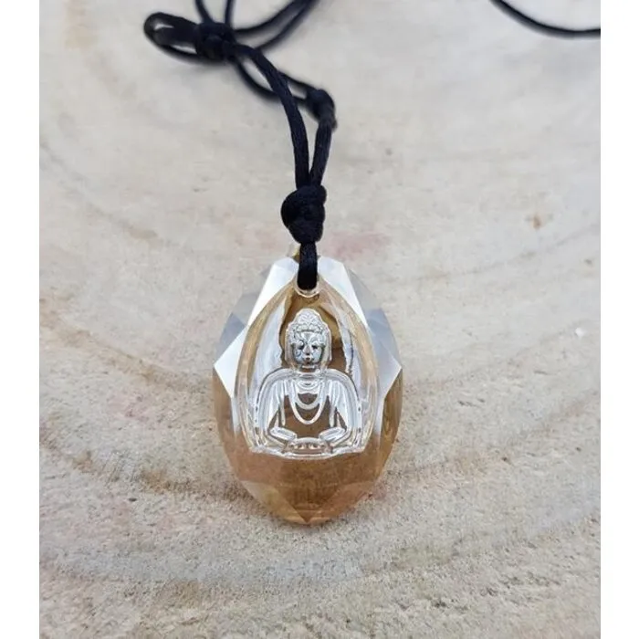 Boeddha hanger Swarovski kristal