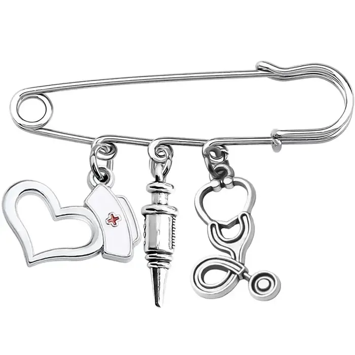 Zorg speld met kaartje