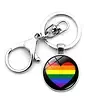 Sleutelhanger regenboog love