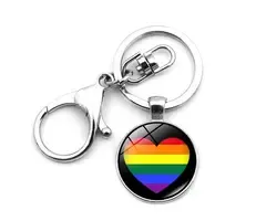 Sleutelhanger regenboog love