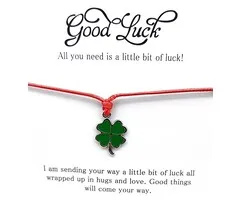 Armbandje met klaver vier