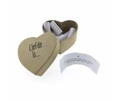 Liefdes spreuken in Kraft hart doosje