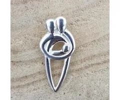 Hanger zilver ouders en baby