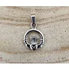 Claddagh hanger zilver
