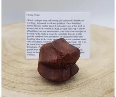 Orang Malu met kaartje