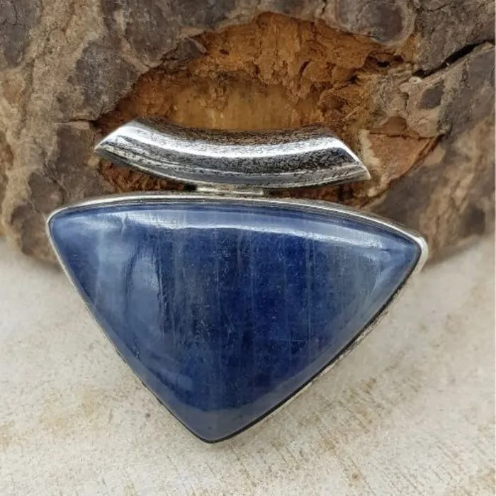 Sodaliet hanger zilver