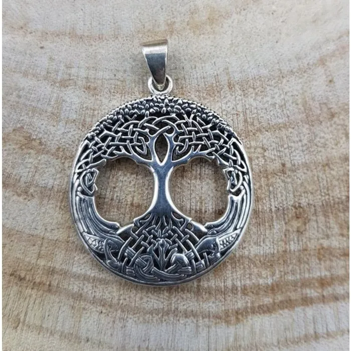 Tree of life hanger zilver