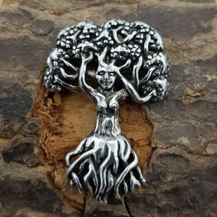 Tree Woman Hanger Zilver