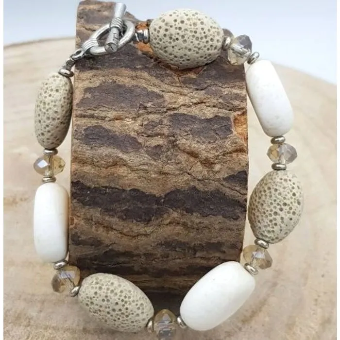 Armband Lavasteen Tuscan