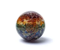 Orgoniet bol 7 chakra - 5,5 cm