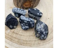 Sneeuwvlok Obsidiaan Ruw 84 gram