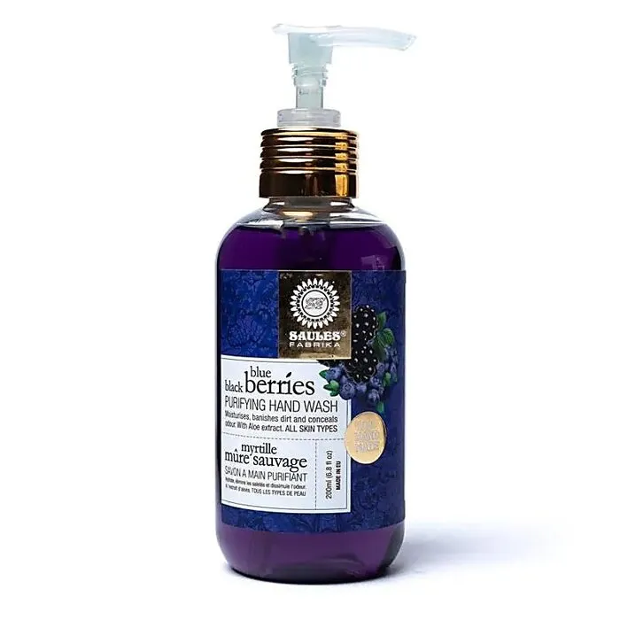 Natuurlijke handzeep bosbessen bramen