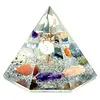 Orgonite 7-zijdige Piramide - 90mm - Edelsteen Wijsheidsboom