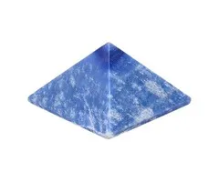Piramide blauwe kwarts 4 cm
