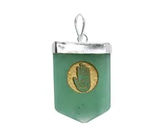 Hanger groene kwarts hopi hand