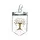 Hanger bergkristal levensboom met veterhanger