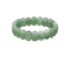 Armband Aventurijn groen gefacetteerde ovalen