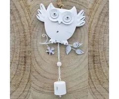 Uil hanger met belletje