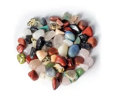 Trommelstenen mix Brazilië  klein 800 gram