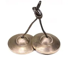 Tingsha's glad superieure klank 6,5 cm