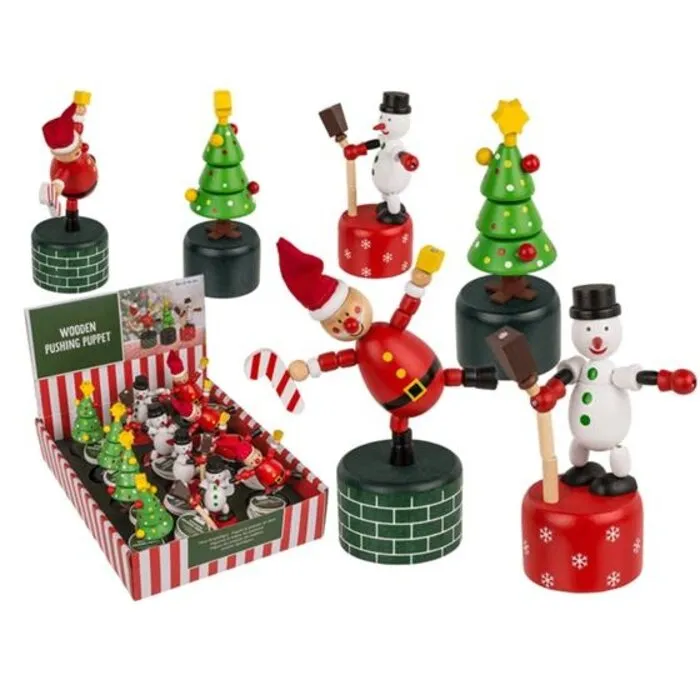Swingende kerstfiguren