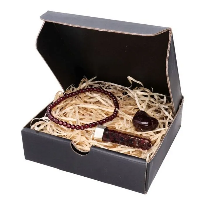 Edelsteen box Granaat