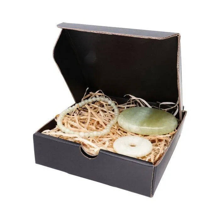 Edelsteen box  Jade
